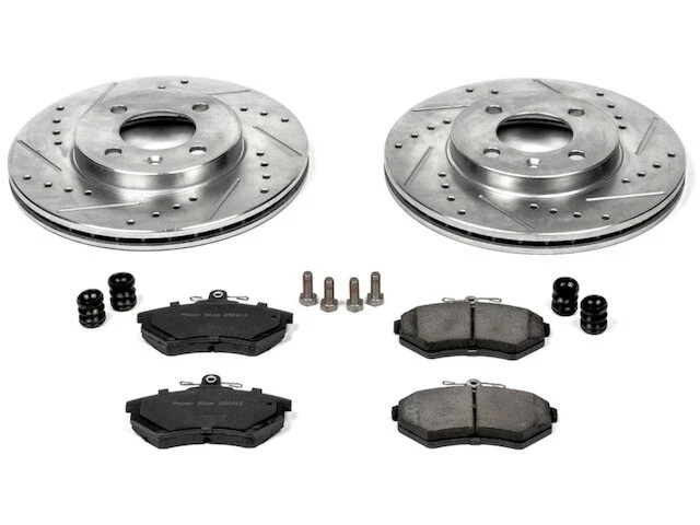 前刹车片和转子套件适用于 90-02 大众高尔夫 Cabrio Jetta Passat 2.0L CB15H2 — 第 1/1 张图片