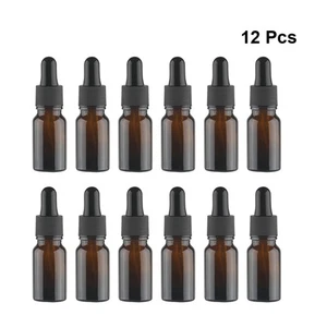 Botella de aceite esencial 12 piezas cuentagotas de viaje mini accesorios líquidos - Imagen 1 de 12