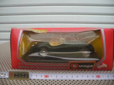 Parabrezza rotto Burago el car JAGUAR XK 120 Roadster (1948) auto in miniatura - Immagine 1 di 4