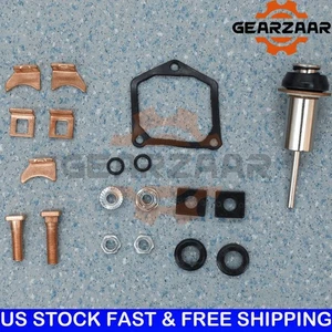 Starter Repair Rebuild Kit Solenoid Contact &Plunger Set For Toyota Denso Dtgrhc - Picture 1 of 15