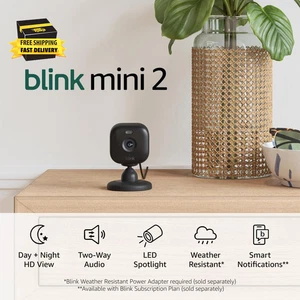 Mini 2 — Home Security & Pet Camera(S) with HD Video, Color Night View, Motion D - Picture 1 of 6