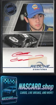 2014 Press Pass Redline #RS-CE2 Chase Elliott Redline Signatures Blue #5/5 - Image 1 of 2