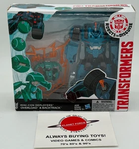 Overload & Backtrack Transformers Robots In Disguise RID Figure NEW Sealed - Picture 1 of 2