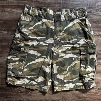 Carhartt Men's Shorts Size 38 Camo Cargo Canvas Carpenter Relaxed Fit - Image 1 of 4
