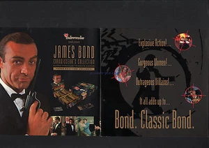 JAMES BOND INKWORKS RARE 1996 INDUSTRY TRADE BROCHURE CONNOISSEUR'S COLLECTION - Picture 1 of 4