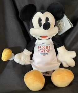 Peluche Disney Food & Wine Festival Mickey Mouse California Adventure 2019 13" - Imagen 1 de 11