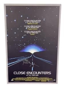 RICHARD DREYFUSS SIGNED CLOSE ENCOUNTERS OF THE THIRD KIND FULL SIZE POSTER BAS - Picture 1 of 4