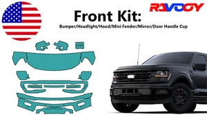 For Ford F-150 XL STX XLT 2024-2025 Front Paint Protection Film PreCut Kit PPF - Picture 1 of 7