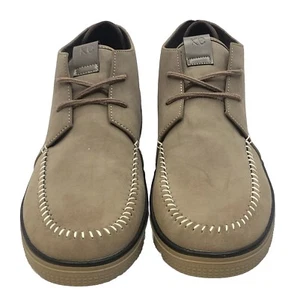 Kenneth Cole Men Shore Brown Casual Chukka Faux Suede Shoes Size 11 Open Box New - Picture 1 of 8