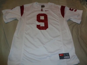 Vintage Nike USC Trojans #9 NCAA Football Jersey Size Large Youth - Picture 1 of 2