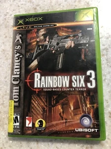 RAINBOW SIX 3 SQUAD BASED COUNTER TERROR X-BOX XBOX GIOCO COMPLETO NES HQ - Foto 1 di 2