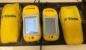 Lot Of 2 Trimble GeoExplorer 2003 GeoXM GPS 46475-50 with Cradle - Picture 1 of 6