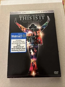 Michael Jackson's-This Is It Walmart Exclusive 2-Disc DVD 2009 Limited Edition - Picture 1 of 4