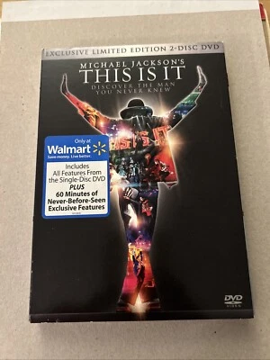 Michael Jackson's-This Is It Walmart Exclusive  2-Disc DVD 2009 Limited Edition - Image 1 of 4