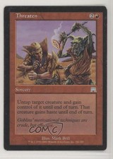 2002 Magic: The Gathering - Onslaught Threaten #241 1i3