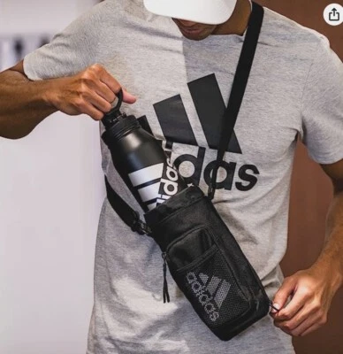 Bandolera Adidas Hidratación Botella de Agua Negra Talla Única Foto 1 de 4