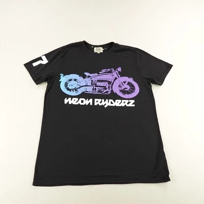 Camisa De Colección Juicy Couture Hombres Grande Negra Neón Ryderz Motocicleta Motociclista Y2K EE. UU. Foto 1 de 4