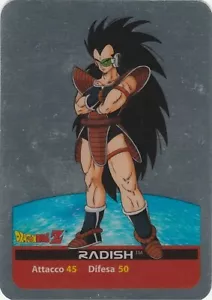 Lamincards Dragon Ball Z Edibas Serie Argento RADISH N 43 ARGENTATA - Foto 1 di 2