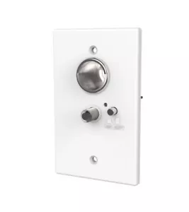 12V DC Power Supply Wall Plate Car Charger 2 TV Out White For Caravan Motorhome - Picture 1 of 3
