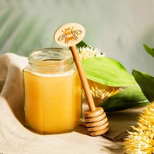 Bee Bamboo Honey Spoon - Foto 1 di 2