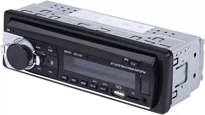 Autoradio Bluetooth Reproductor MP3 USB Estéreo FM Control Remoto iOS & Android - Imagen 1 de 4