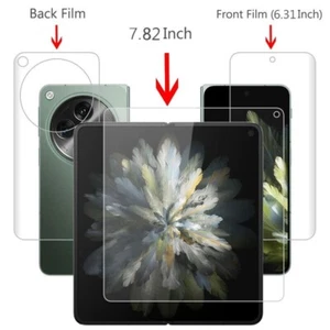 For OnePlus Open, 3in1 Hydrogel Soft Film HD Clear Full Cover Screen Protector - Picture 1 of 7