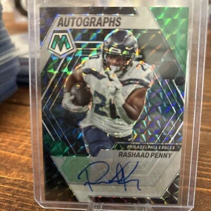 2023 Prizm Mosaic Fusion Green RASHAAD PENNY /25 AUTOGRAPH Auto - Picture 1 of 2