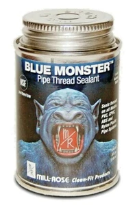 New Blue Monster 76011 1/2 Pint (8 OZ) HeavyDuty Industrial Grade Thread Sealant - Picture 1 of 3