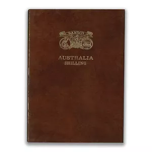 DANSCO AUSTRALIA SHILLING PUSH IN COIN ALBUM 1910-1963 - Picture 1 of 3