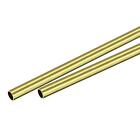 Brass Round Tube 7Mm Od 0.5Mm Wall Thickness 200Mm Length Pipe Tubing 2 Pcs
