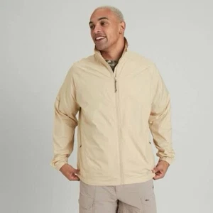KATHMANDU Mens Wind Chaser Pack & Go Windbreaker Jacket Beige Size XL BNWT - Picture 1 of 10