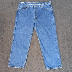 Levi's 550 Relaxed Fit Jeans Mens Blue Denim Pants W44 L30 Baggy - Picture 1 of 10