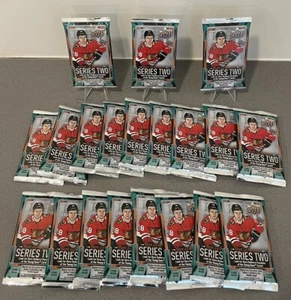 Upper Deck Series 2 2023-24 Hockey NHL 2 Sealed Packs  Bedard Young Guns RC - Bild 1 von 1
