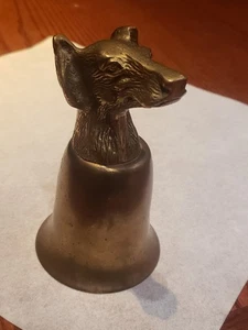 Vintage Steigbügelbecher Andrea von Sadek Hundekopf Messing - Bild 1 von 15