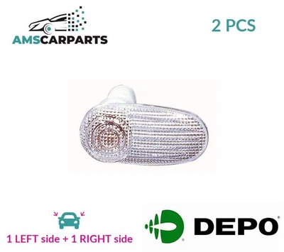 INDICATOR LIGHT BLINKER LAMP PAIR LATERAL INSTALLATION 667-1403N-UE-C LORO 2PCS - Image 1 of 4