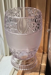 EAPG sun purple Lens and Star celery vase / pattern glass / ca. 1887 - Picture 1 of 15