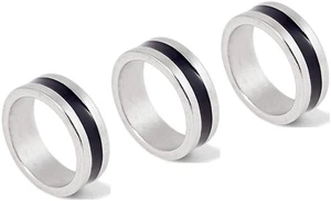 3 Pezzi Anello Magnetico Forte Diverse Dimensioni PK Magic Tricks Pro Puntelli Magici - Foto 1 di 12