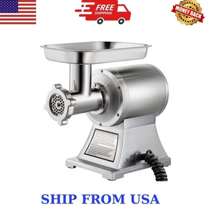 Molinillo de carne eléctrico comercial 550 lb/h 1,5 HP relleno de salchichas de alta resistencia Foto 1 de 4
