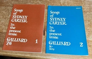 Songs of Sydney Carter In the Present Tense Books 1 & 2 1969 Softback Books - Picture 1 of 1