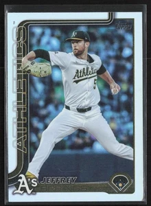 2025 Topps Update Series Rainbow Foil Jeffrey Springs Oakland Athletics #US283 - Bild 1 von 2