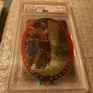 1996 SPx, Record Breaker, #R1, Michael Jordan, PSA 8 - Picture 1 of 2