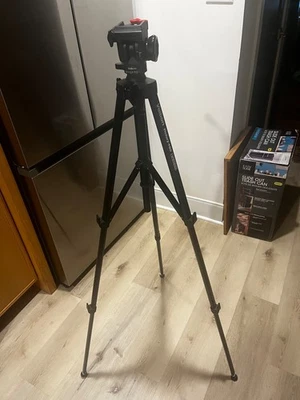 Velbon Victory 480 Tripod & Vel-Flo 8 PH-258 Pan Tilt Camera Head-plate missing  - Image 1 of 4