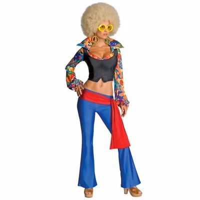 Disfraz Make Love Not War Hippie Secret Wishes años 70 disco boogie adulto mujer Foto 1 de 2
