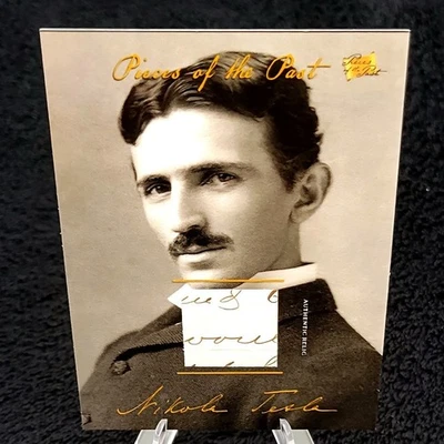 Authentic Nikola Tesla Handwriting Relic Piece of History - Image 1 of 4