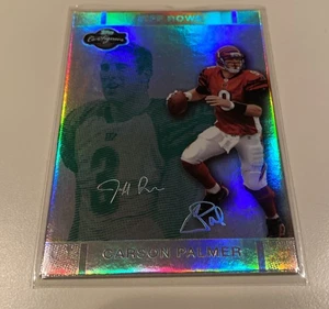 2007 Topps Co-Signers Changing Faces Hyper Silver 63/75 Carson Palmer Jeff Rowe - Picture 1 of 2