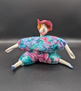Vintage Art Poupee Millet Pink Cowboy Hat 1989 Signed - Picture 1 of 11