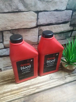 2-16oz Bottles of Blood Realistic Theatrical Fake Stage Blood, Halloween Makeup - Image 1 of 3