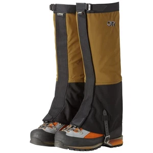 Outdoor Research Men's Crocodile Gaiters 100% Nylon Ochre/Black From Japan - Picture 1 of 23