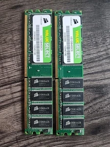 Corsair PC-3200 (DDR-400) 1 GB DIMM 400 MHz PC-3200 DDR Memory (VS1GB400C3) - Picture 1 of 1
