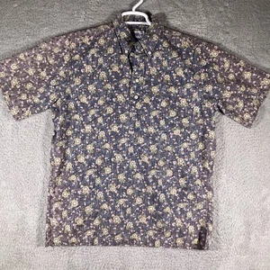 VTG Reyn Spooner Floral Hawaiian Popover Shirt Mens 46" Chest Beachcore Resort - Picture 1 of 11